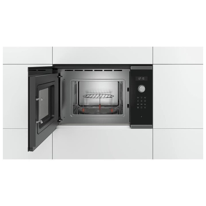 Micro-ondes grill encastrable BOSCH BEL524MS0 inox - 20 L - 800 W - Gr