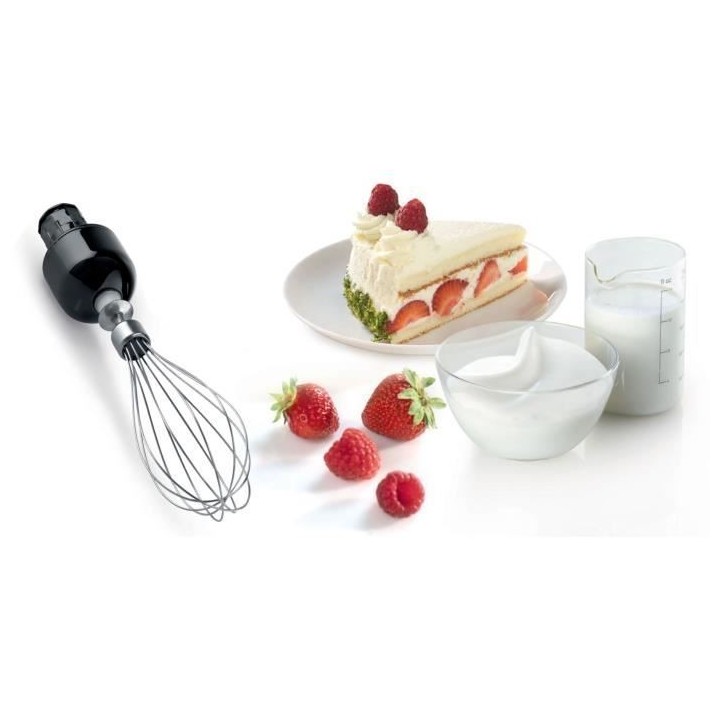 Mixeur plongeant BOSCH ErgoMixx avec hachoir - Noir