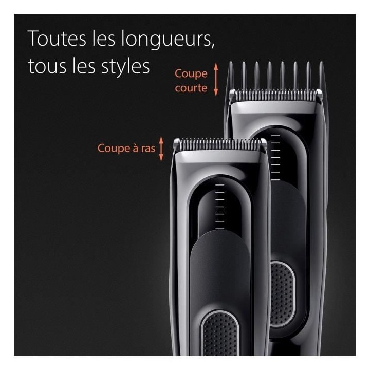Tondeuse Cheveux BRAUN - Series 5 - HC5310 - Homme - 17 longueurs de c