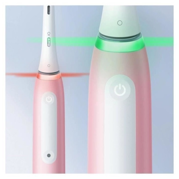 Brosse a dents électrique - ORAL-B - iO3 - Rose - 3D oscillo-rotation