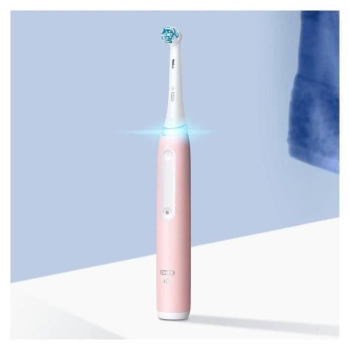 Brosse a dents électrique - ORAL-B - iO3 - Rose - 3D oscillo-rotation