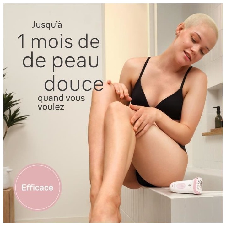 Épilateur électrique - BRAUN - Silk-épil 7 - Épilation facile - Pe