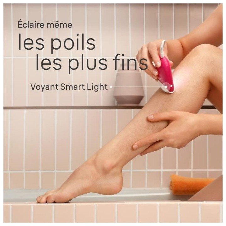 Épilateur électrique filaire - BRAUN - Silk-épil 3 - Une peau douce
