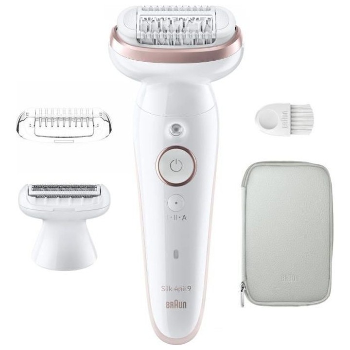 Épilateur électrique - BRAUN - Silk-épil 9 - Épilation facile - Pe