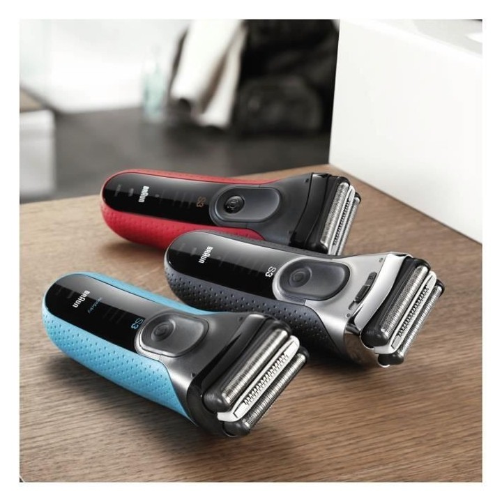 Rasoir électrique BRAUN Series 3 ProSkin 3020s - sans fil - 45 mn -