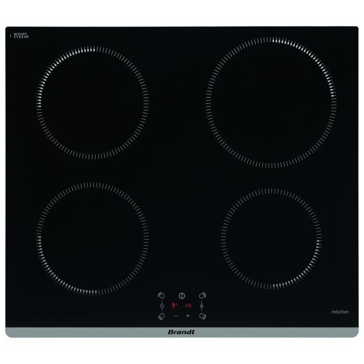 Plaque induction BRANDT - 4 feux - 60 CM - TI464B