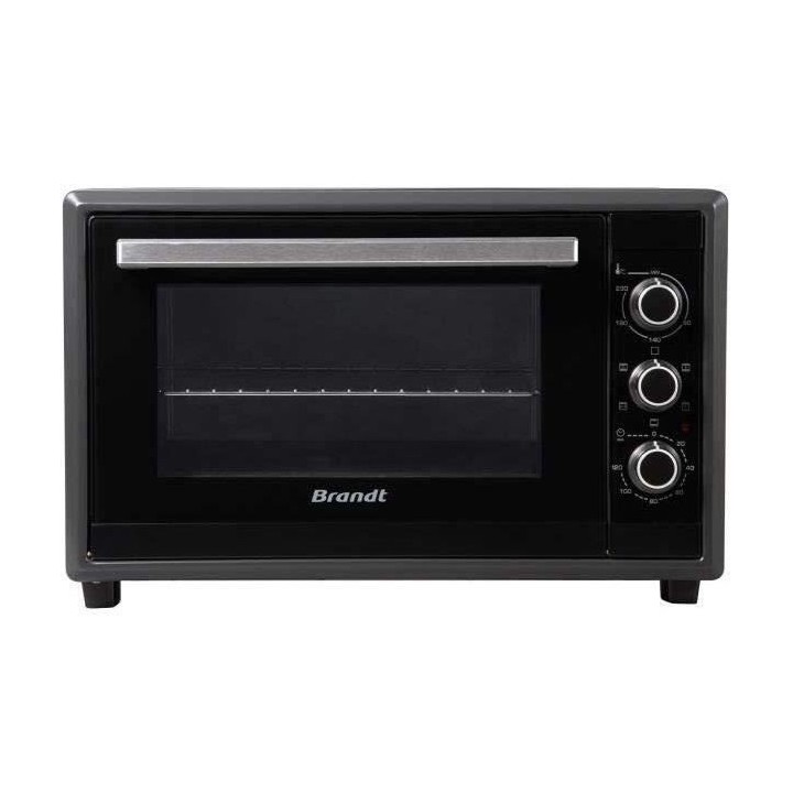 BRANDT Four multifonction 35L 1500 Watts tournebroche FC350MUB noir