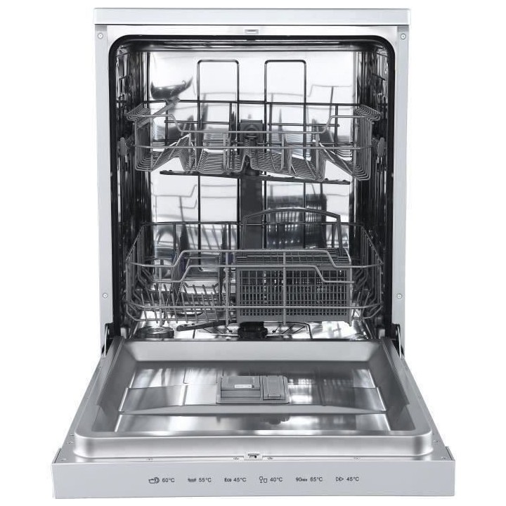 Lave-vaisselle pose libre BRANDT LVC128S - Induction - 12 couverts - L