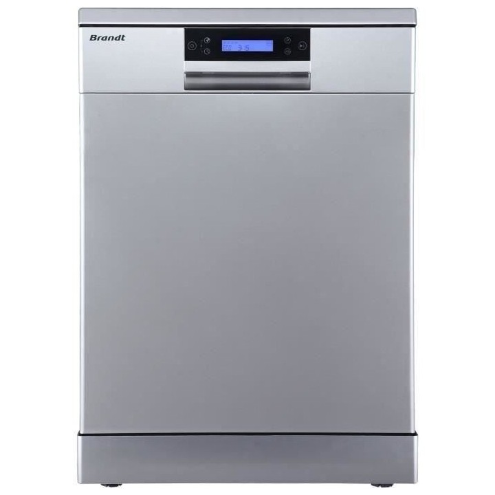 Lave-vaisselle pose libre BRANDT LVC144IX - 14 couverts - Induction -