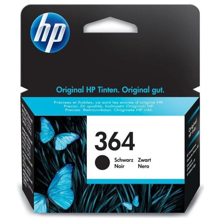 HP 364 cartouche d'encre noire authentique (CB316EE) pour HP DeskJet 3