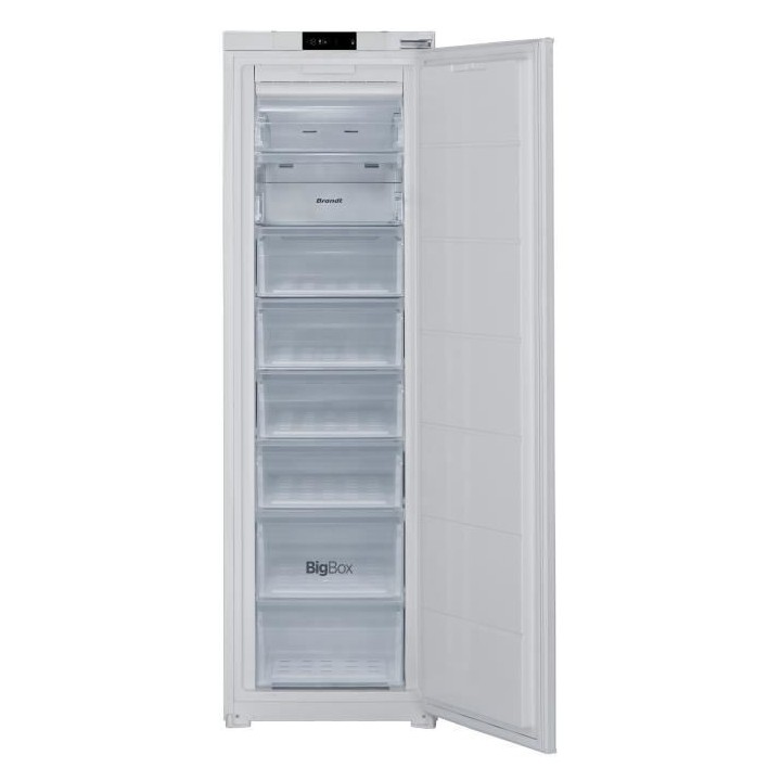 Congélateur - BRANDT - BIF1784FN - 1 porte - Encastrable - 196L - 177