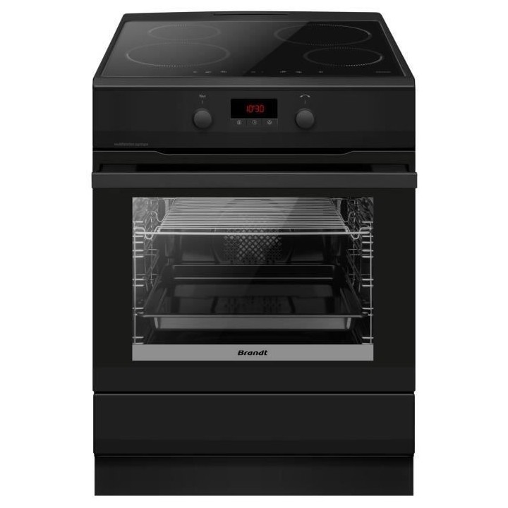 Cuisiniere Induction BRANDT BCI2652A - 4 Feux - Pyrolyse - L60cm