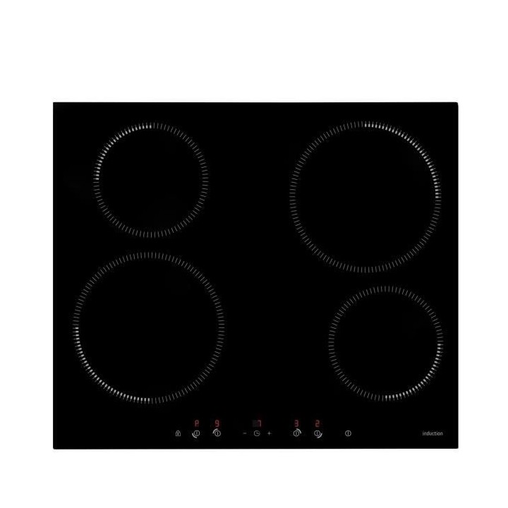 Cuisiniere Induction BRANDT BCI2652A - 4 Feux - Pyrolyse - L60cm