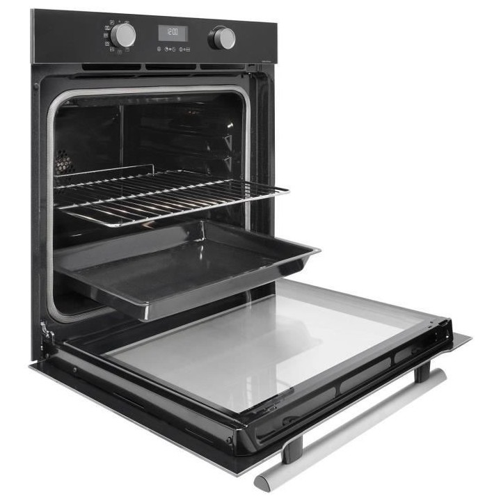 Four encastrable pyrolyse BRANDT BXP5559B - Noir - Multifonction - Por