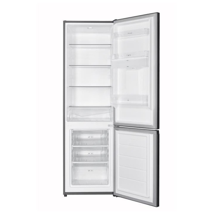 Réfrigérateur combiné BRANDT BC8027EXD - 2 portes - 260L - L55 cm -