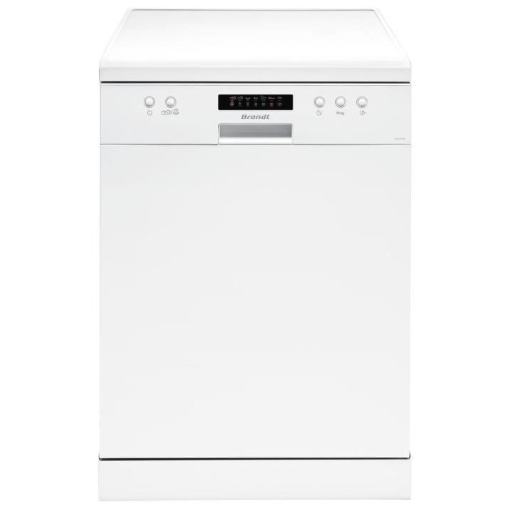Lave-vaisselle pose libre BRANDT LVC147W - 14 couverts - L60cm - 47dB