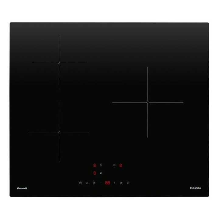 Plaque de cuisson induction BRANDT - 3 Foyers - 6x59x52 cm - TI321B