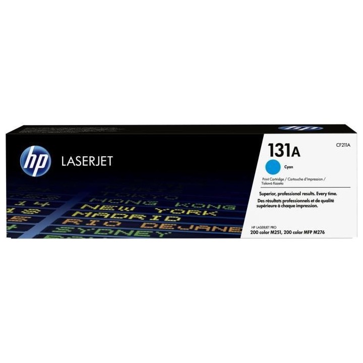 Toner Authentique HP Cyan 131A CF211A - HP - Pour LaserJet Pro M251/M2