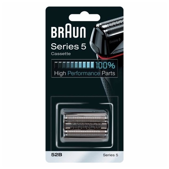 Lame de rasoir Braun Series 5 Piece De Rechange Noire - Compatible ave