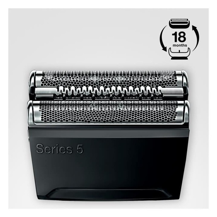 Lame de rasoir Braun Series 5 Piece De Rechange Noire - Compatible ave