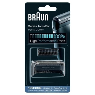 Cassette de rechange Braun 10B Series 1 pour rasoir - Recharge Grille