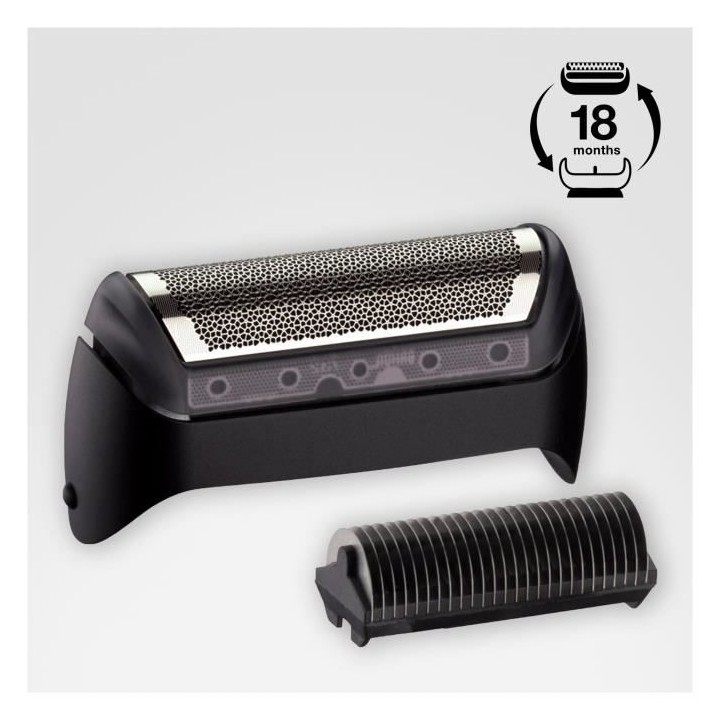 Cassette de rechange Braun 10B Series 1 pour rasoir - Recharge Grille