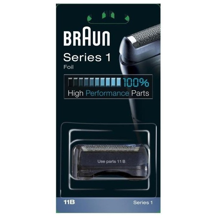 Module de tete - BRAUN - Series 1 - Noir - Piece de Rechange 11B pour