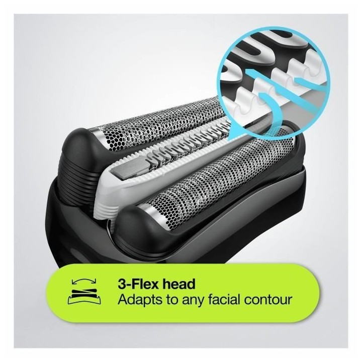 Rasoir électrique sans fil BRAUN Series 3 Shave&Style 3000BT - outil