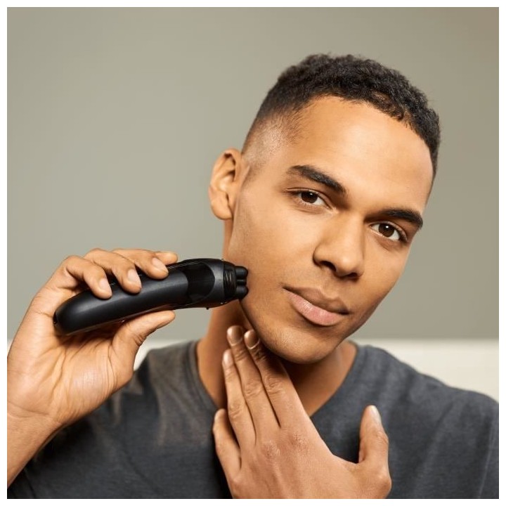 Tete de rechange 21B pour rasoir électrique Braun Series 3 - Noir