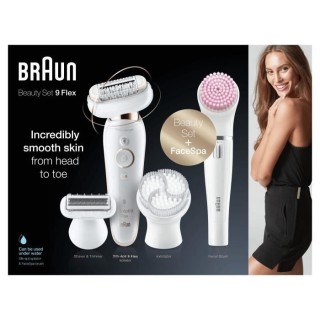 Braun Silk-épil 9 Coffret Beauté & Spa Epilateur Electrique Femme B