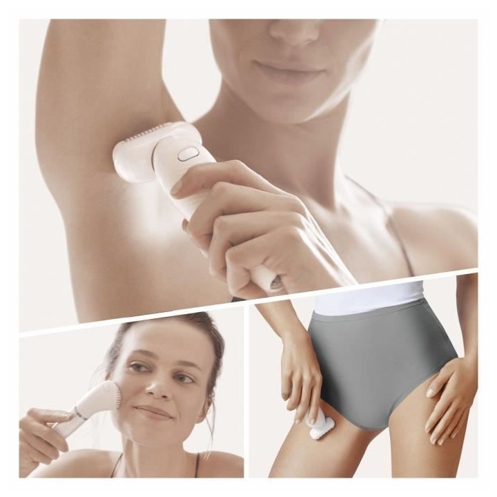 Braun Silk-épil 9 Coffret Beauté & Spa Epilateur Electrique Femme B