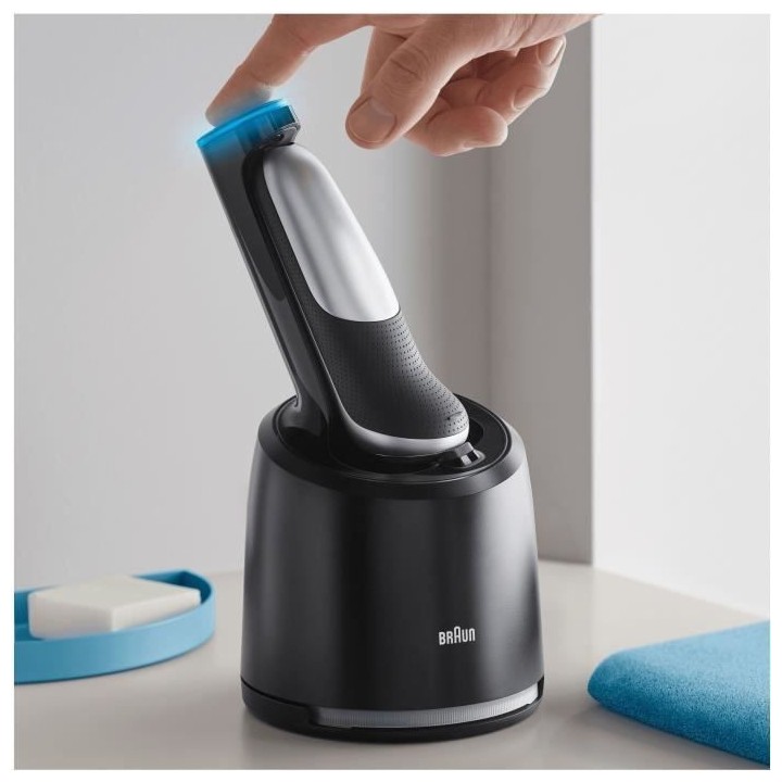 Centre de nettoyage SmartCare 4 en 1 pour rasoir électrique Braun Ser