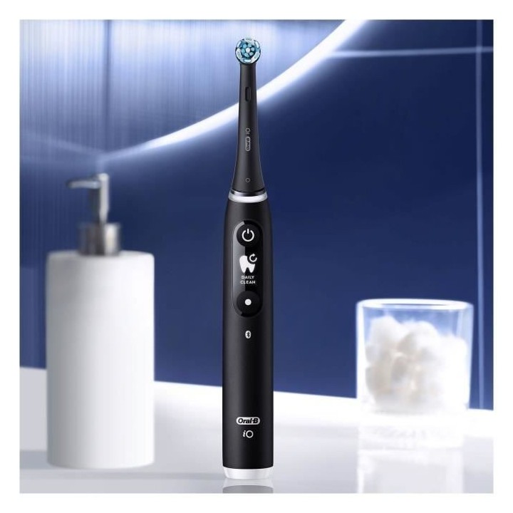 Brosse a Dents Électrique Oral-B iO 6 Noire - 3 Brossettes - 5 Modes