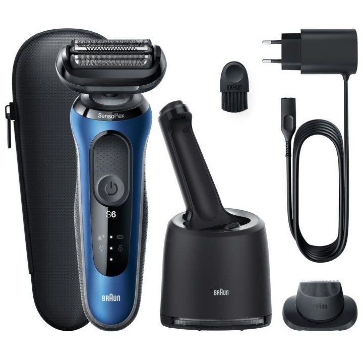 Rasoir Électrique BRAUN Series 6 61-B7200cc - Tete pivotante SensoFle