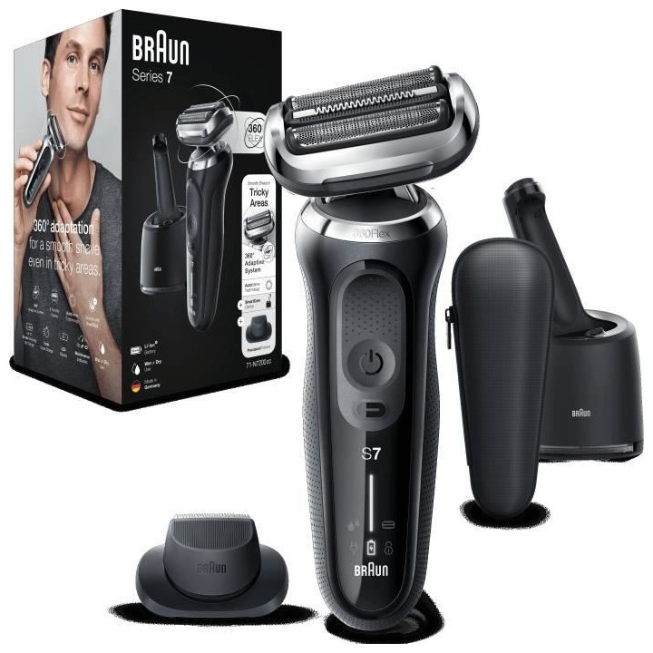 Rasoir électrique BRAUN Series 7 71-N7200cc - avec tondeuse de préci