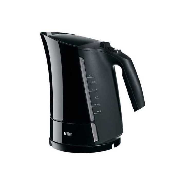 Bouilloire BRAUN WK300 - 1,7L - Noir - Chauffe ultra-rapide 45s - Filt