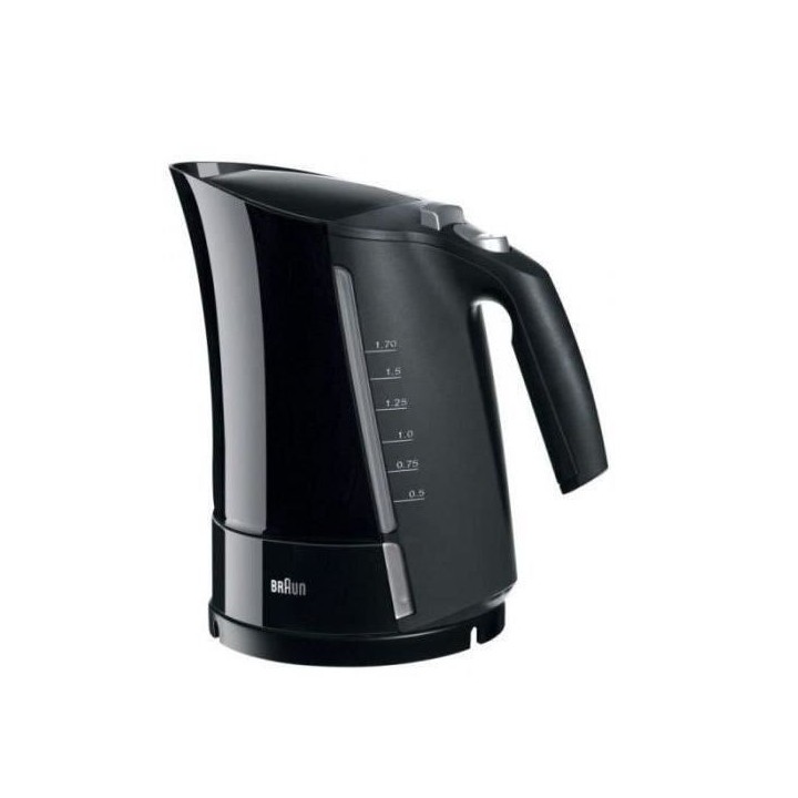 Bouilloire électrique BRAUN Multiquick 5 - 1,6 L - Noir - Systeme d'