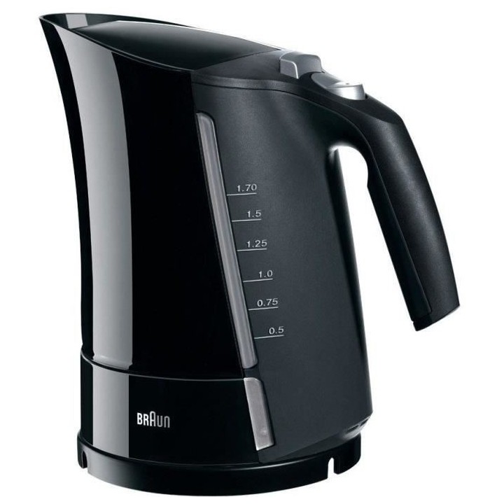 Bouilloire électrique BRAUN Multiquick 5 - 1,6 L - Noir - Systeme d'