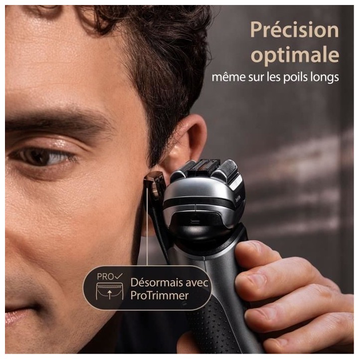 Rasoir électrique BRAUN - Séries 9 PRO+ 9515s - 5 Éléments De Rasa