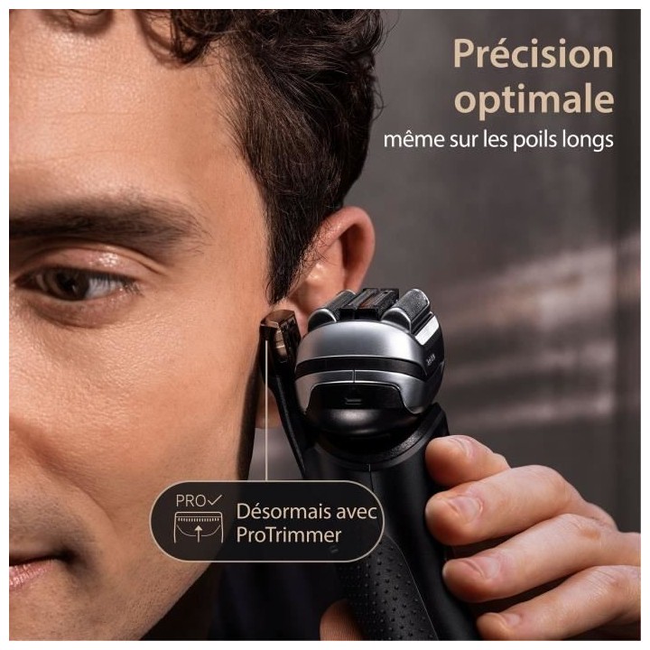 Rasoir électrique BRAUN - Séries 9 PRO+ 9560cc - 5 Éléments De Ras