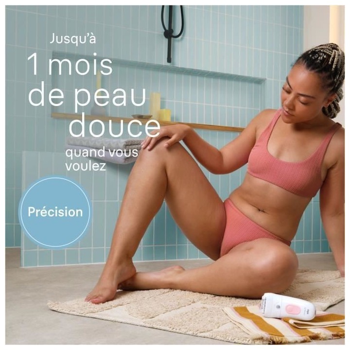 Épilateur électrique - BRAUN - Silk-épil 5 - Épilation facile - Pe