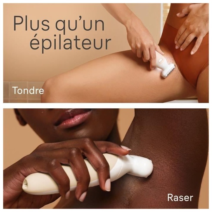 Épilateur électrique - BRAUN - Silk-épil 9 Flex - Épilation Facile