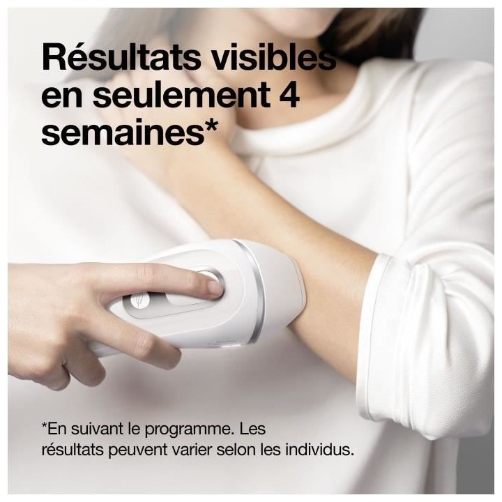 Épilateur a Lumiere Pulsée - BRAUN - Silk·expert Pro 3 - Épilation
