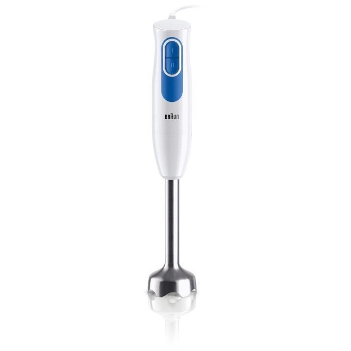 Pied mixeur BRAUN MQ20.001M - Moteur 600 W - 2 vitesses - Systeme Easy