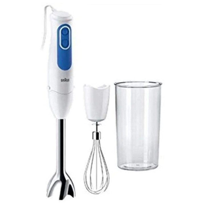 Mixeur a main BRAUN MQ3005WH Cream - 750 W - Blanc - Bleu