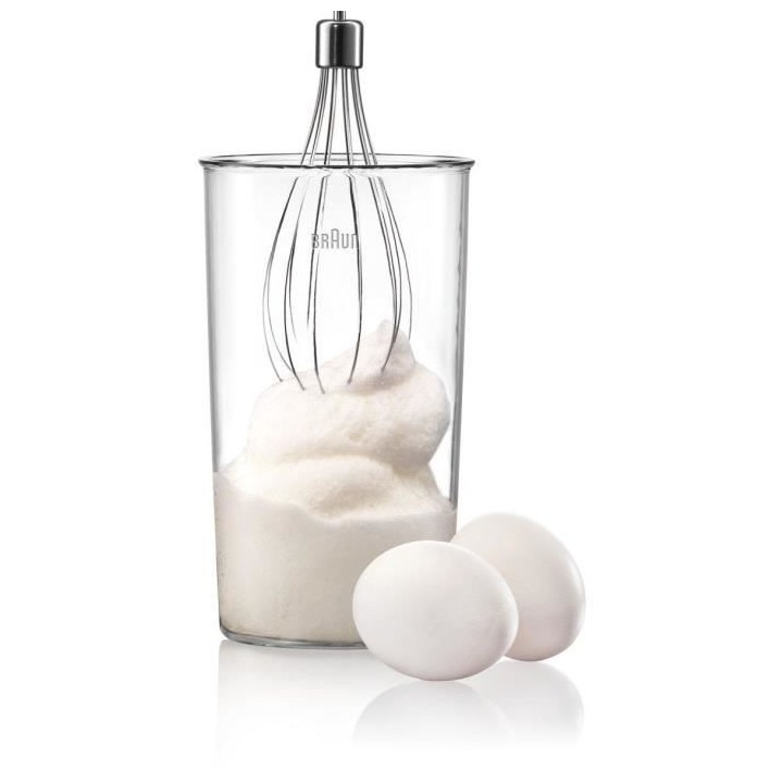 Pied mixeur - BRAUN - MQ3025WH OMELETT - MultiQuick 3 - 700 Watt - Tec
