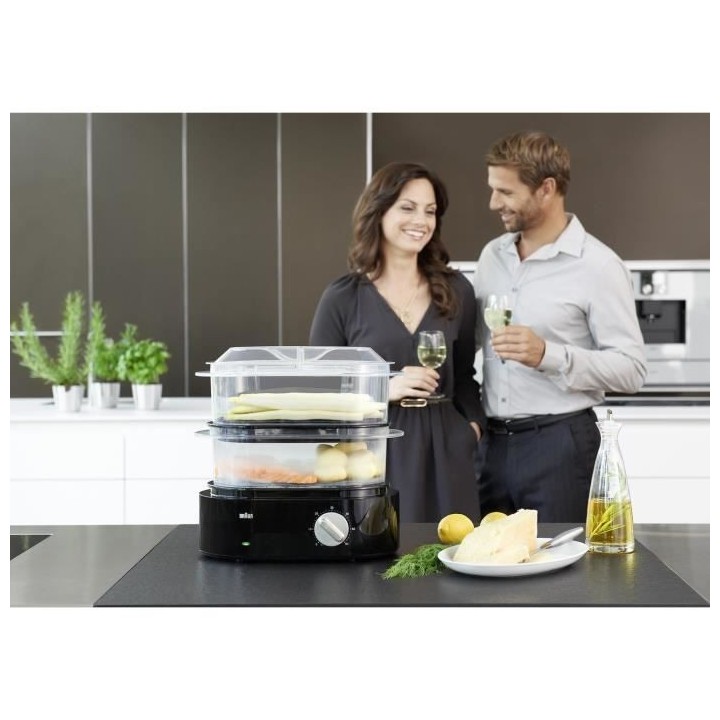 Cuiseur Vapeur - BRAUN - Identity FS 5100 - 850W - Turbo Vapeur - Minu