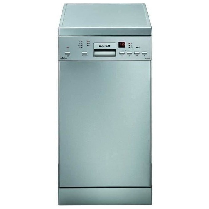 Lave-vaisselle pose libre BRANDT DFS1010X - 10 couverts - Induction -