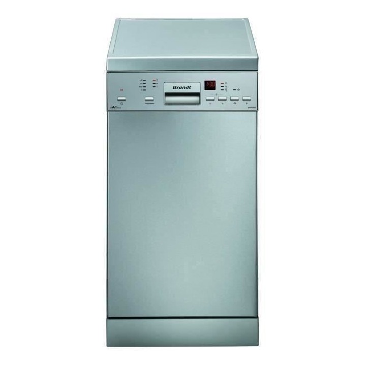 Lave-vaisselle pose libre BRANDT DFS1010X - 10 couverts - Induction -