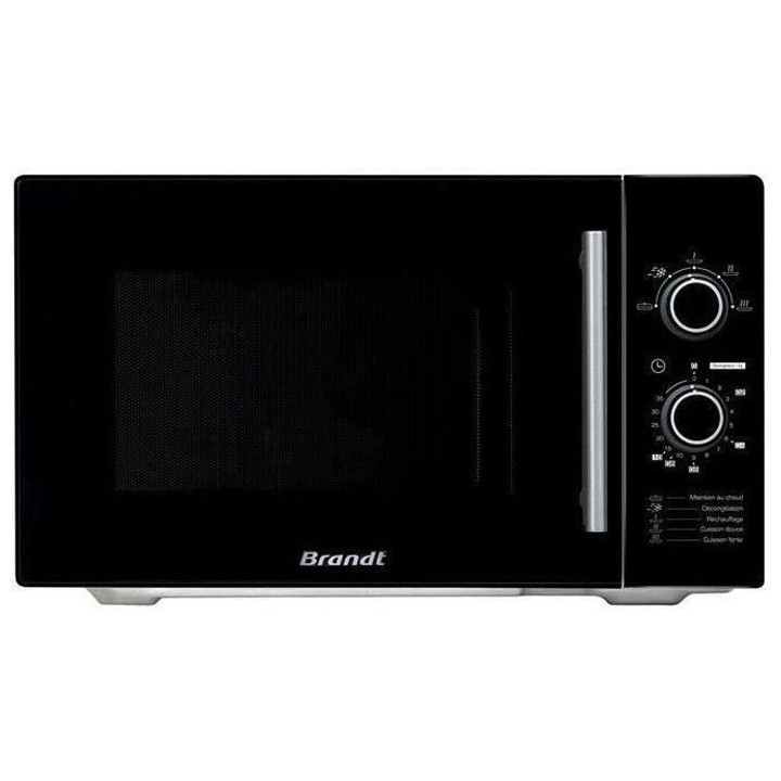 Micro-ondes monofonction pose libre BRANDT SM2602B - 26L - 900W - Noir